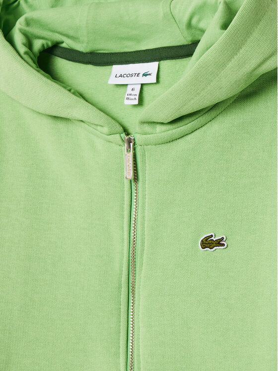Lacoste Lacoste Majica dugih rukava SJ9723 Zelena Regular Fit