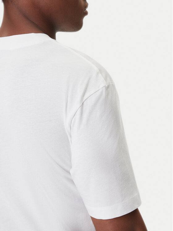 HUGO HUGO T-krekls Nugix 50543485 Balts Regular Fit