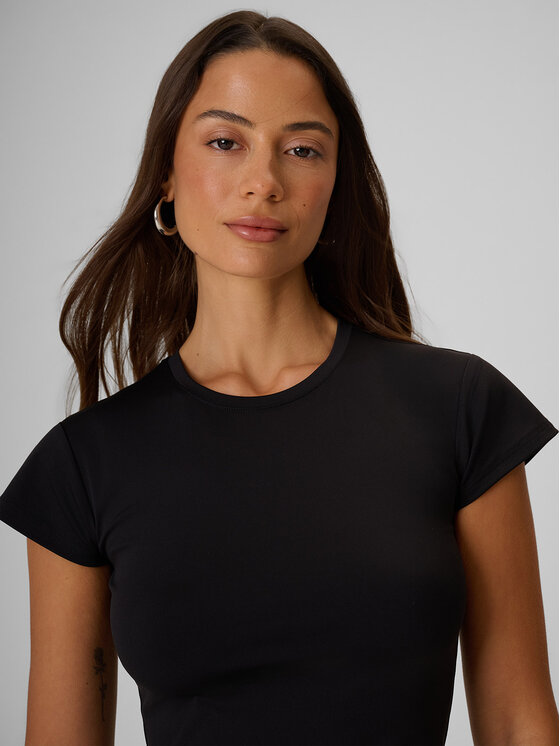 4F 4F T-Shirt COMMERCIAL Czarny Slim Fit