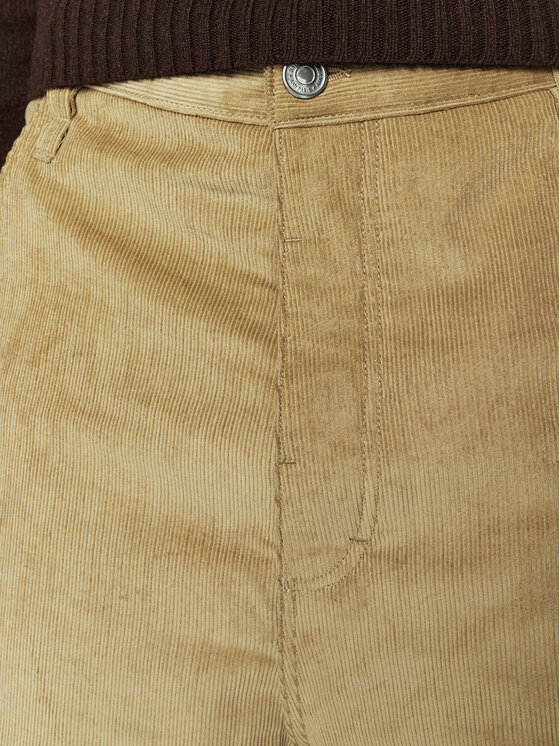 AMI PARIS AMI PARIS Hlače iz tkanine HTR102.CO0089 Rjava Baggy Fit