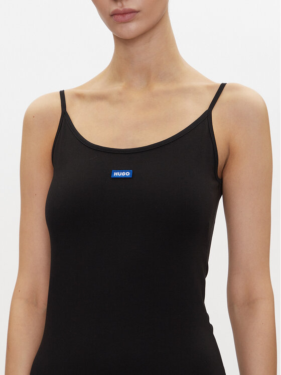 HUGO HUGO Ikdienas kleita Narya 50538896 Melns Slim Fit