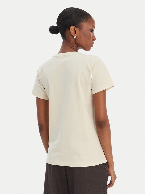 Guess Jeans Guess Jeans T-Shirt W4YI10 J1314 Μπεζ Regular Fit