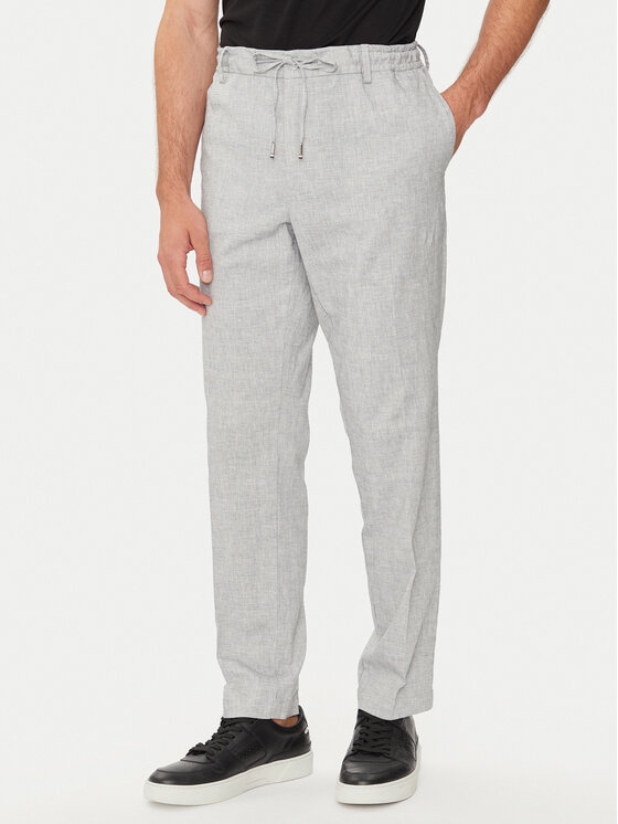 Boss Stoffhose Kane-Ds 50512565 Grau Regular Fit | Modivo.de