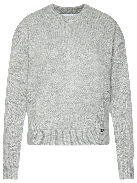 Calvin Klein Jeans Calvin Klein Jeans Pulover J20J214823 Gri Regular Fit
