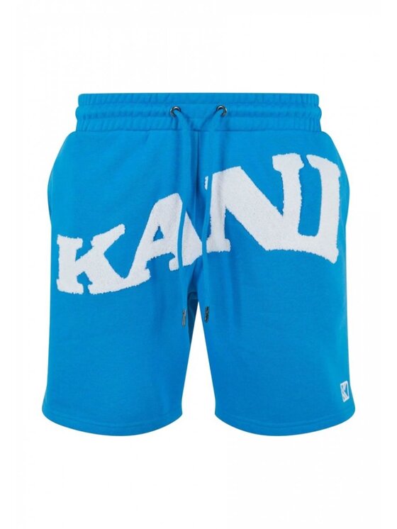 Karl Kani Karl Kani Sportovní kraťasy Wavy Retro Sweatpants Modrá Regular Fit