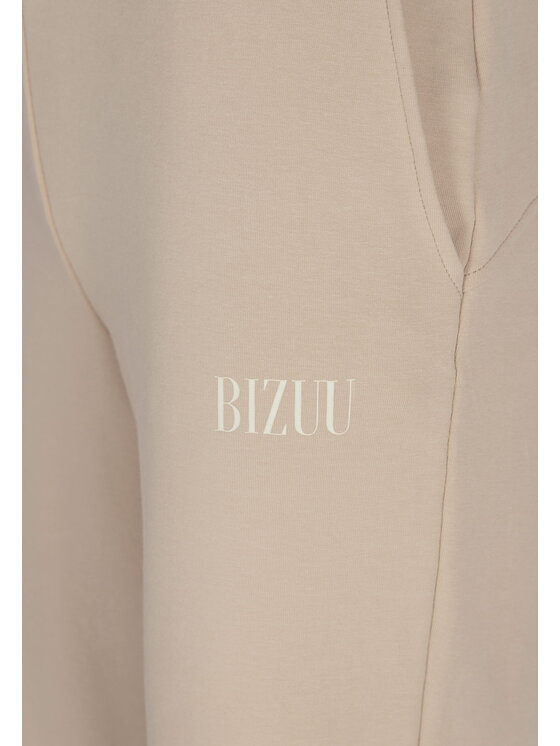 BIZUU BIZUU Teplákové kalhoty ZEIA Béžová Standard Fit