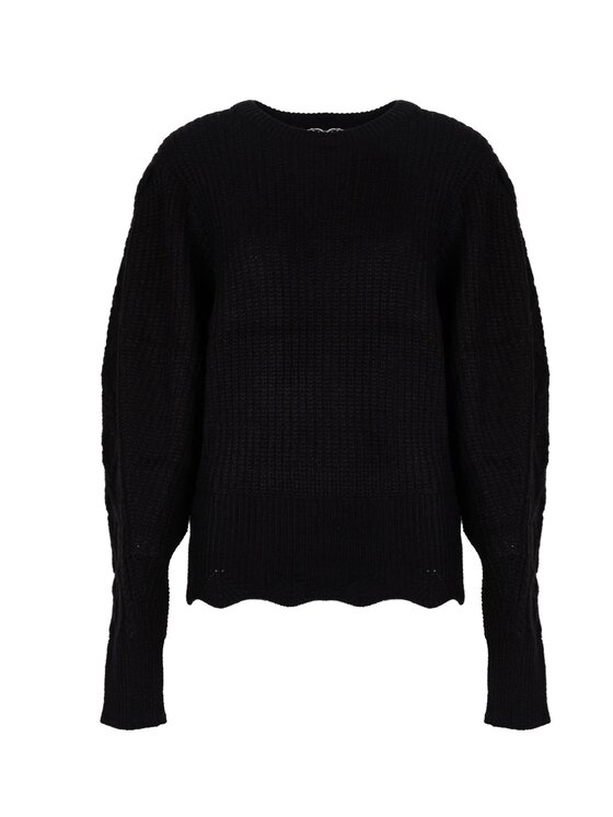 Silvian Heach Silvian Heach Πουλόβερ PGA22111 Μαύρο Regular Fit
