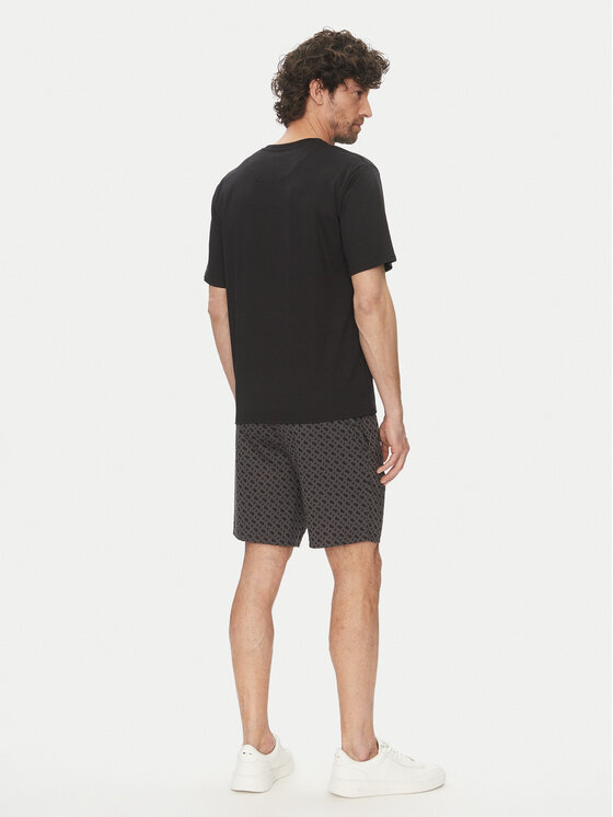 BOSS BOSS Pijama Relax 50540613 Negru Regular Fit