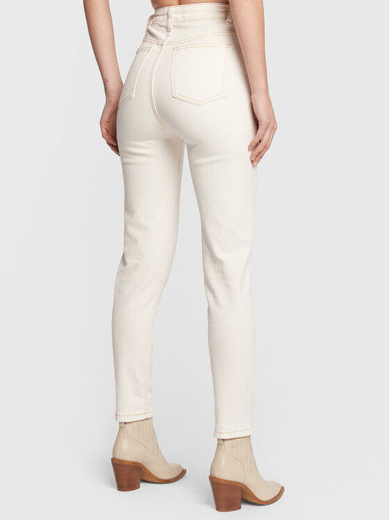 Jeans 2003128 Écru Mom Fit