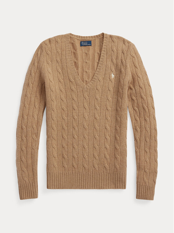 Polo Ralph Lauren Polo Ralph Lauren Džemperis 211910422002 Bēšs Regular Fit