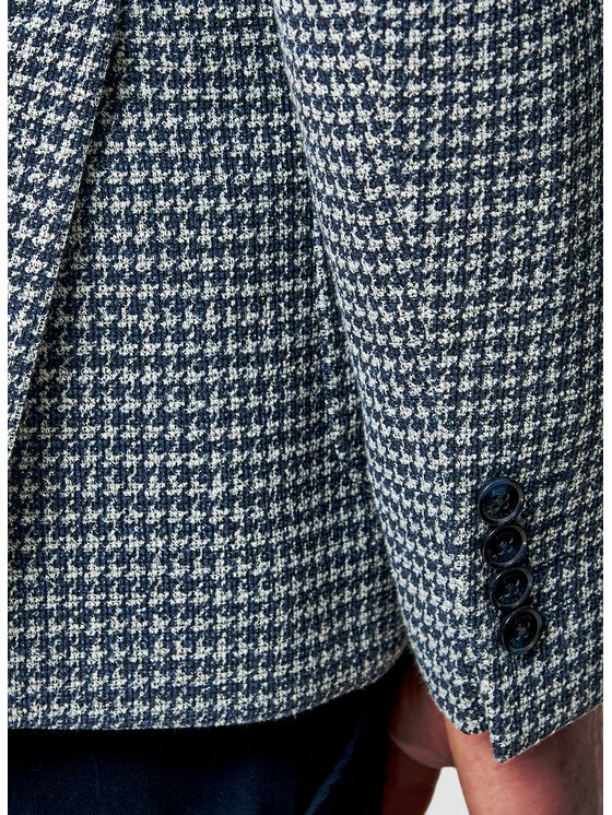 Pako Lorente Pako Lorente Marynarka P26SF-3X-018 Granatowy Slim Fit