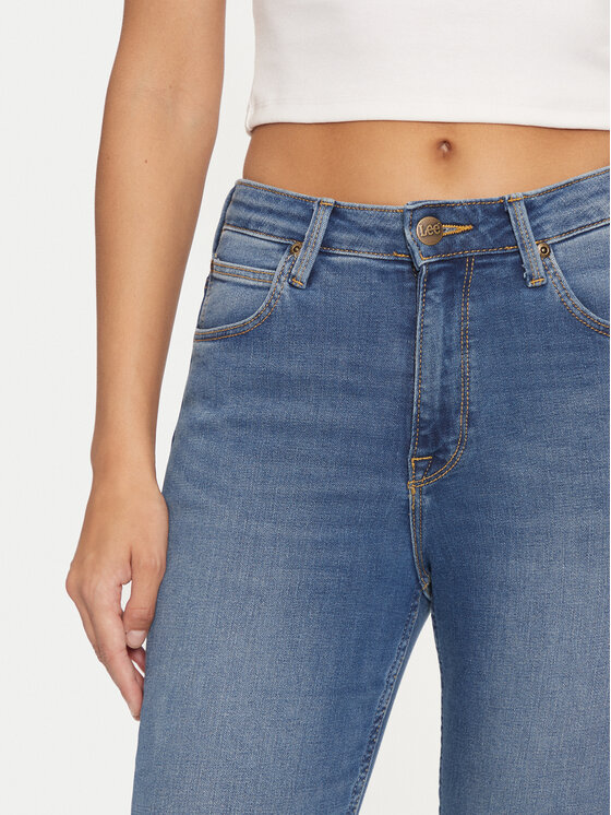 Lee Lee Jeans hlače Breese 112107297 Modra Bootcut Fit