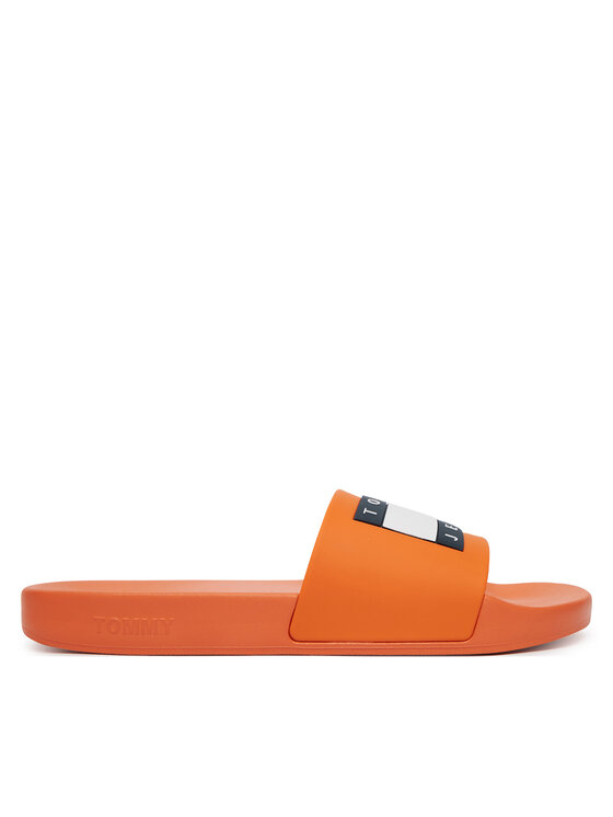 Tommy Jeans Şlapi Tommy Jeans Pool Slide Ess EM0EM01191 Portocaliu