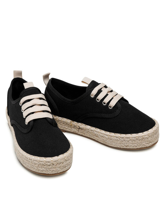 DeeZee DeeZee Espadryle CSK1576-03 Czarny
