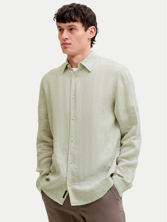 Jack & Jones Jack & Jones Košeľa Lawrence 12293563 Svetlo zelená Regular Fit