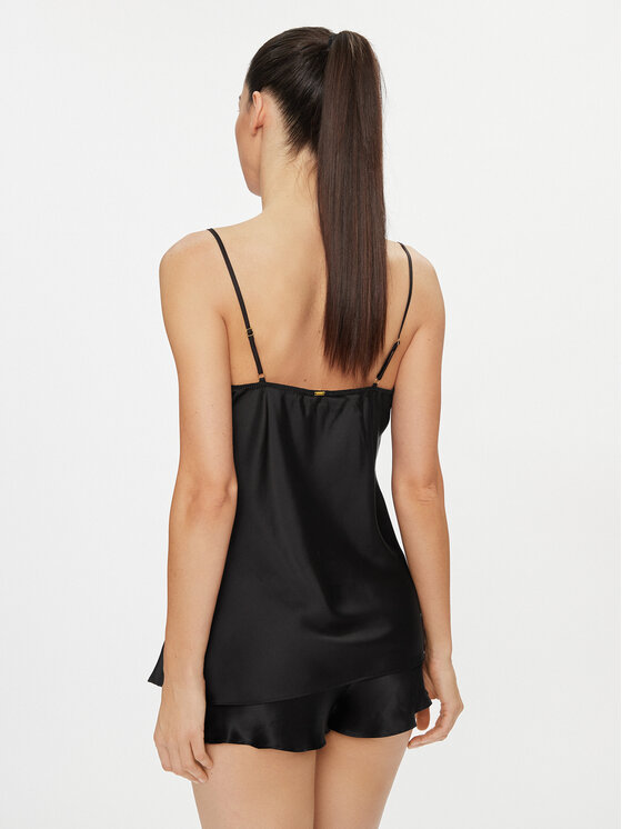 Selmark Selmark Pyžamový top Gabrielle 61061 Čierna Regular Fit