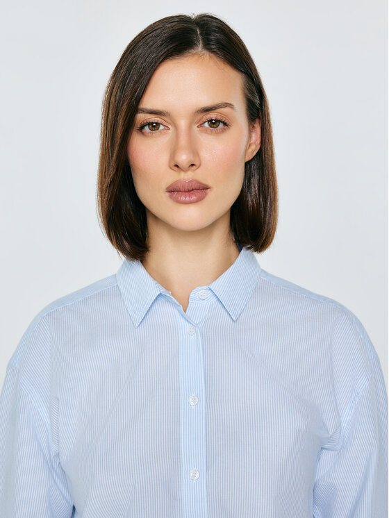 BIG STAR BIG STAR Koszula GOPLO Niebieski Comfort Fit