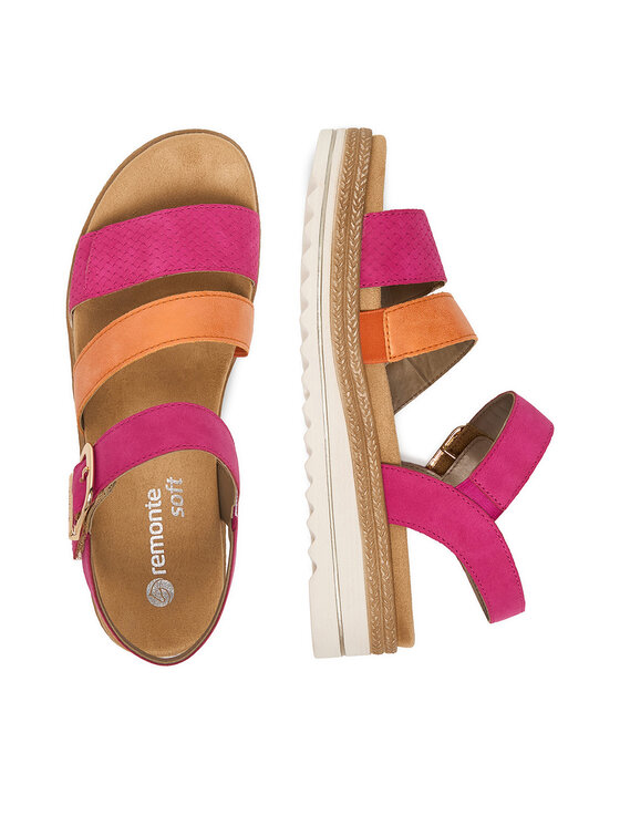 Remonte Remonte Sandały CEO-D0Q55-31 Różowy