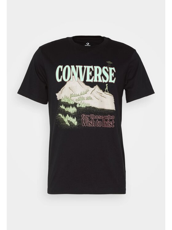 Converse Converse T-Shirt Alien Mountain Czarny Regular Fit