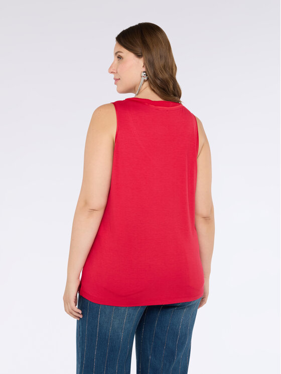 Fiorella Rubino Fiorella Rubino T-shirt G478L208554N016 Rosso Regular Fit