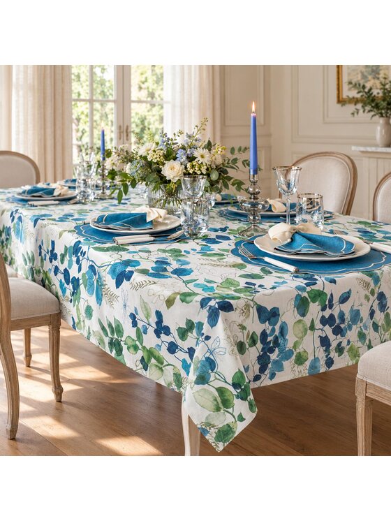 Roseberry Home Roseberry Home Bieżnik Blue Sparrow Niebieski
