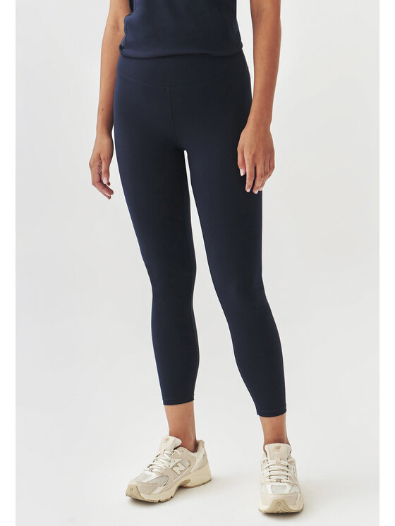 TATUUM TATUUM Kalhoty z materiálu LEA Tmavomodrá Fitted Fit