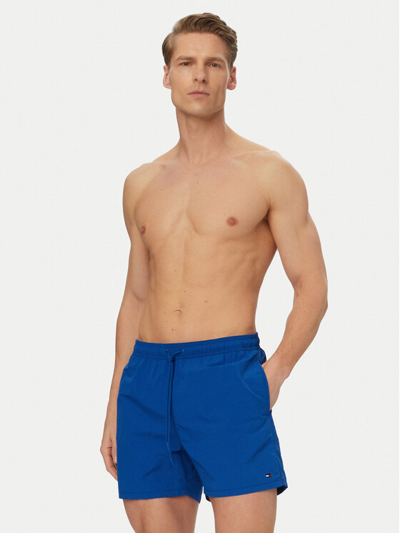 Tommy Hilfiger Tommy Hilfiger Plavecké šortky UM0UM03477 Modrá Regular Fit