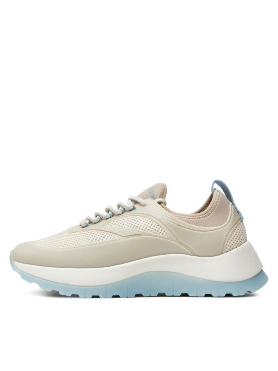 Calvin Klein Calvin Klein Laisvalaikio batai Runner Lace Up Pearl Mix M HW0HW02079 Smėlio