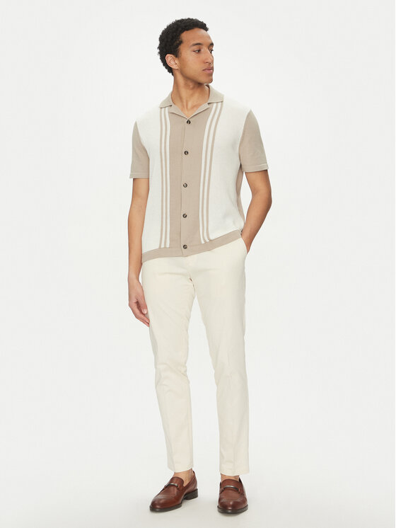 JOOP! JOOP! Koszula 17 JK-13Kamor 30045228 Beżowy Modern Fit