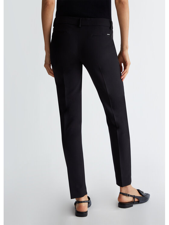 Liu Jo Liu Jo Spodnie materiałowe WXX043T789622222 Czarny Slim Fit