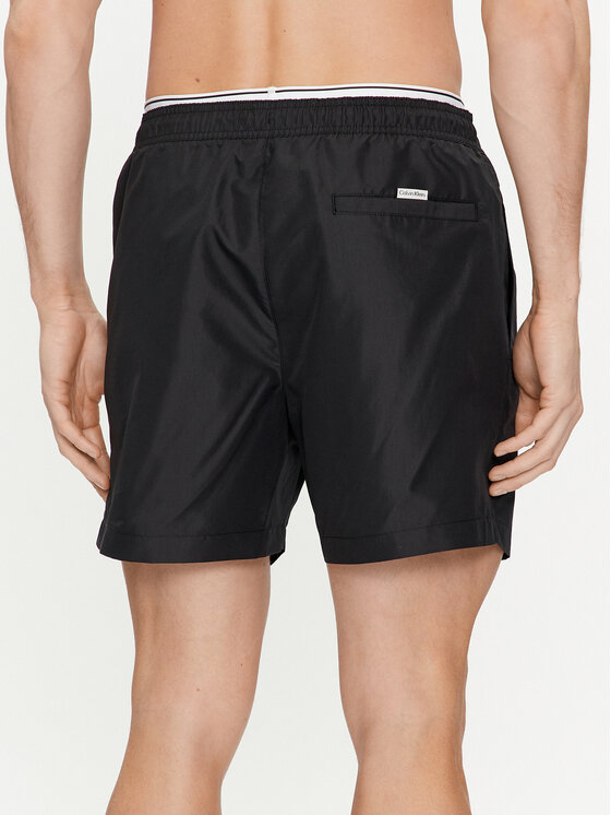 Calvin Klein Swimwear Calvin Klein Swimwear Plavecké šortky KM0KM00957 Čierna Regular Fit