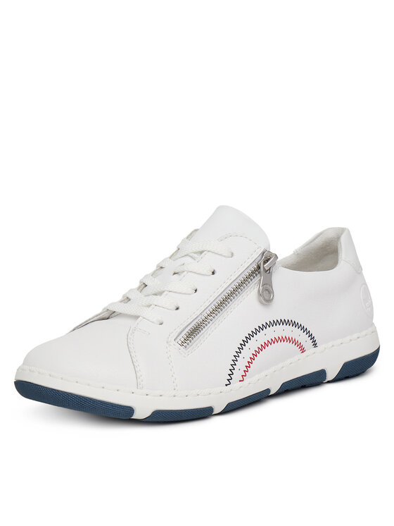 Rieker Rieker Sneakersy 42424-80 Biały