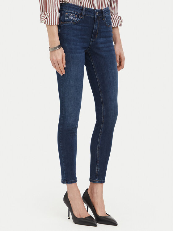 Liu Jo Liu Jo Τζιν UF6013 D0356 Σκούρο μπλε Skinny Fit