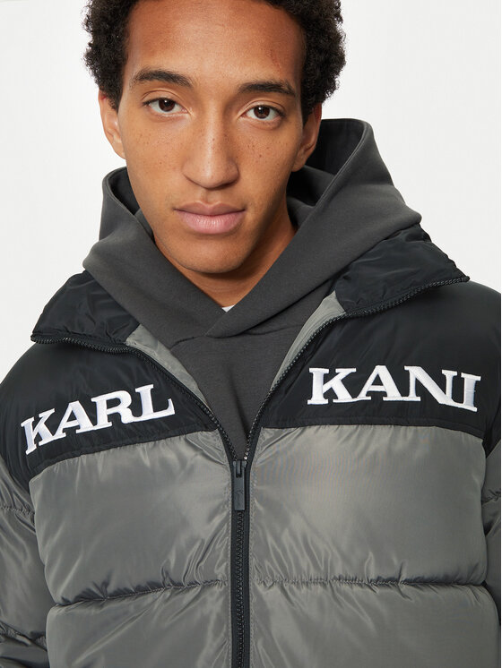 Karl Kani Karl Kani Зимно яке Retro Essential 60760013 Сив Regular Fit