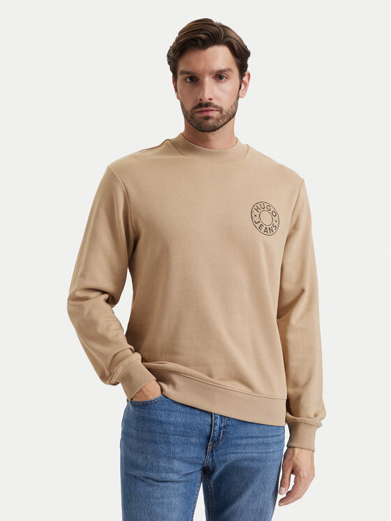 HUGO HUGO Світшот Nedos 50572298 Бежевий Regular Fit