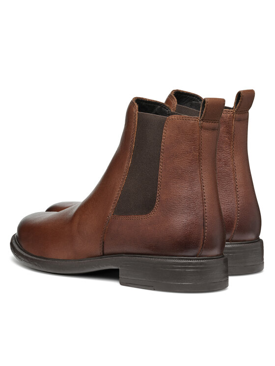 Geox Geox Kotníková obuv s elastickým prvkem U Terence U467HD 00047 C6003 Hnědá