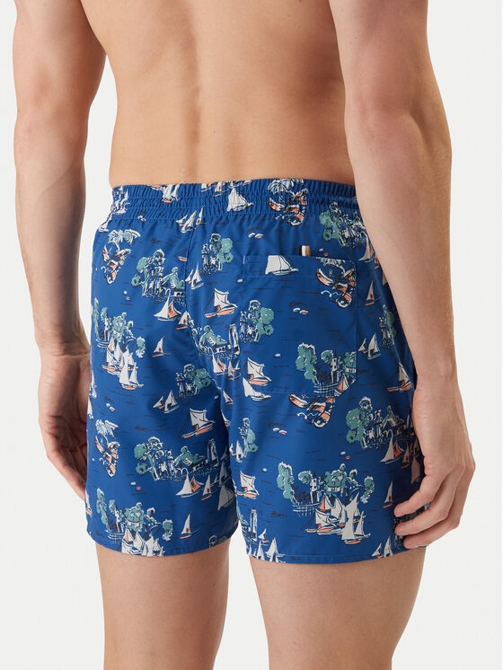 BOSS BOSS Plavecké šortky Piranha 50508844 Modrá Regular Fit