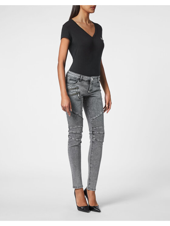 PHILIPP PLEIN PHILIPP PLEIN Jeansy 2081 Niebieski jasny Slim Fit