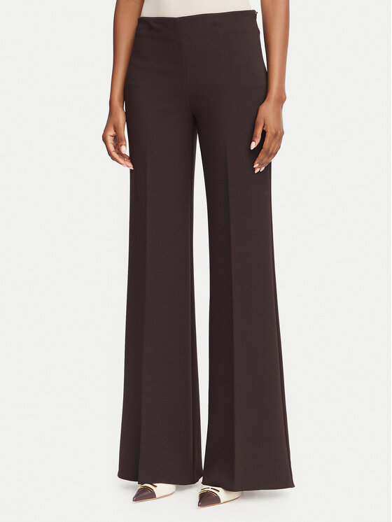 Rinascimento Rinascimento Pantaloni palazzo CFC0130163003 Maro închis Wide Leg