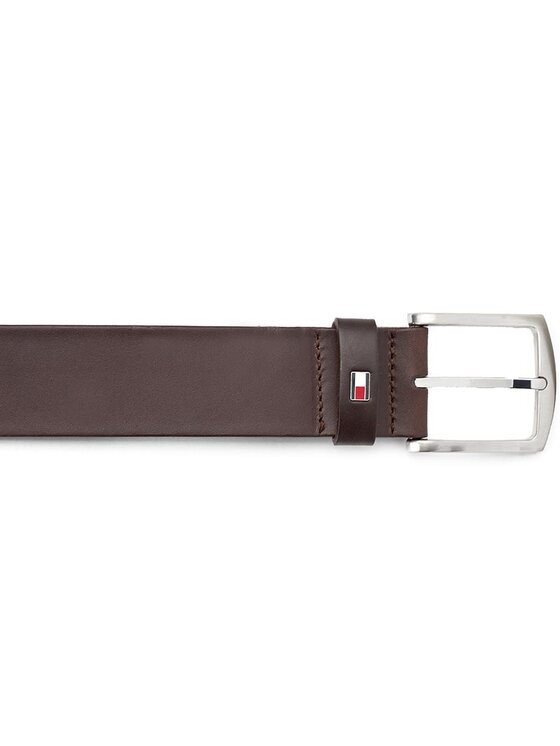 Tommy Hilfiger Tommy Hilfiger Pánský pásek New Denton Belt 4.0 E367863162 Hnědá