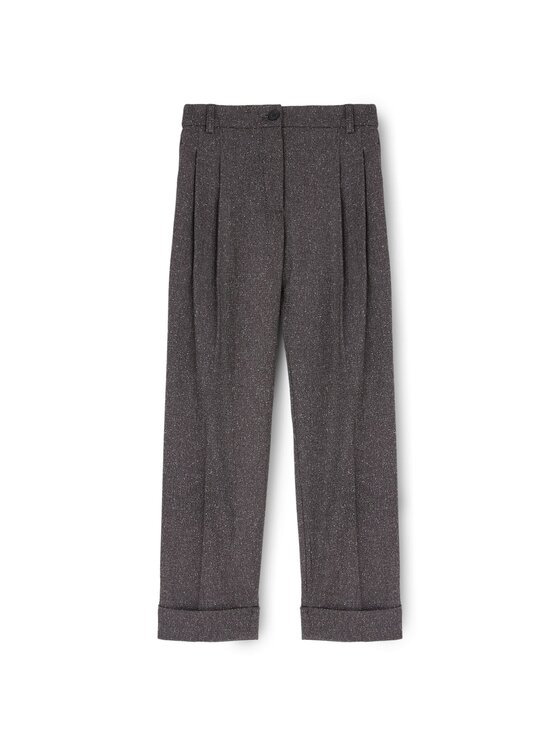 Motivi Motivi Spodnie materiałowe P057Q004457N0V3 Szary Regular Fit