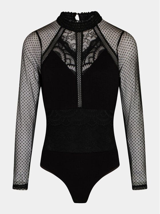 Morgan Morgan Bodi 241-TJULIE Črna Slim Fit