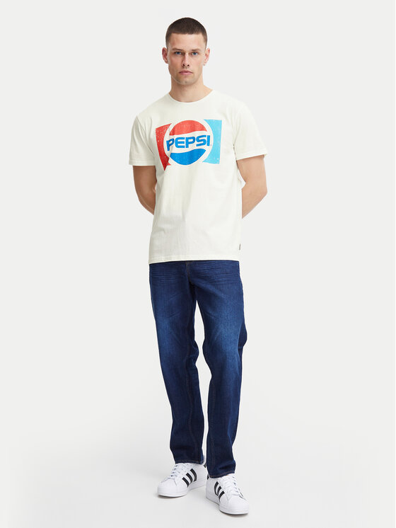 Blend Blend Тишърт 20716807 Бял Regular Fit