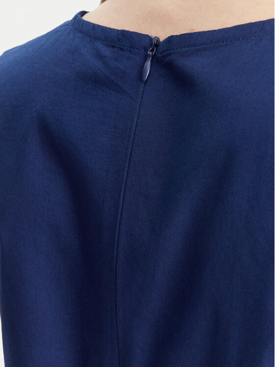 Selmark Selmark Letné šaty BL495 Tmavomodrá Regular Fit