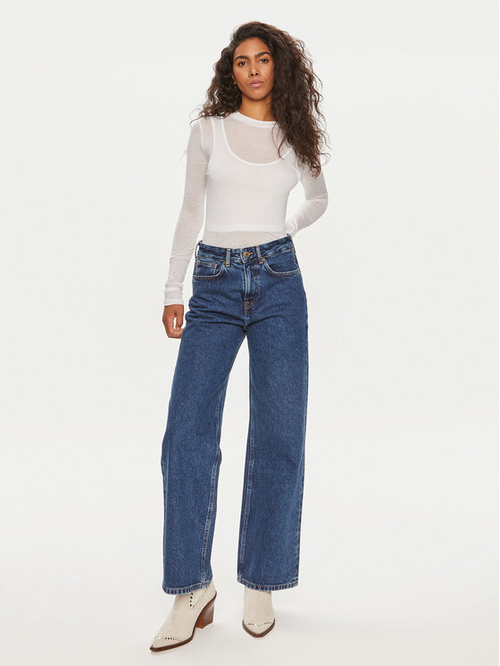 Pepe Jeans Pepe Jeans Jeansy PL204731 Niebieski Straight Fit