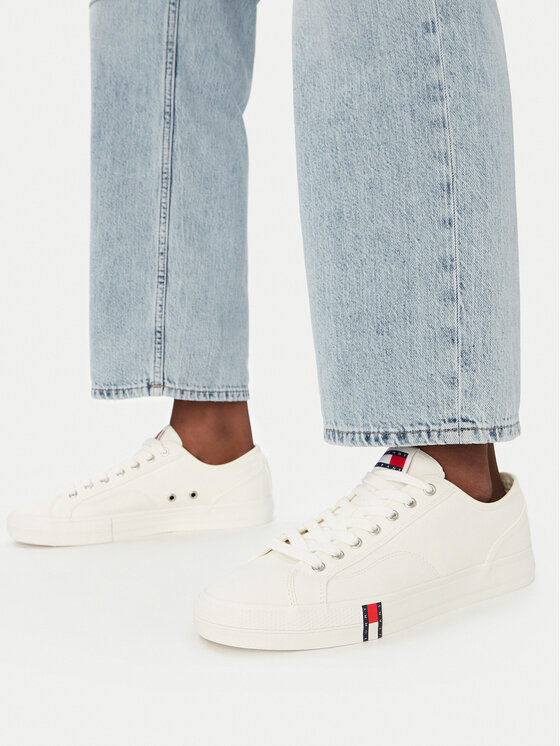 Tommy Jeans Teniși Archive Vulc Y2K EM0EM01674 Alb