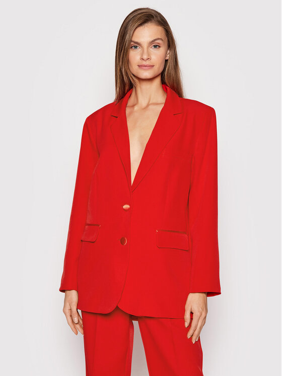 Vila Giacca da abito Vikalinka 14072669 Rosso Regular Fit • Modivo.it