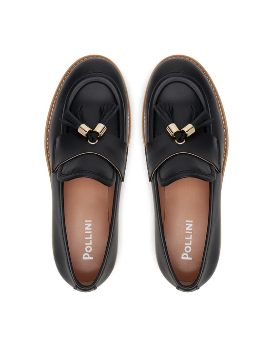 Pollini Pollini Loaferek SA10144G1MTC0000 Fekete