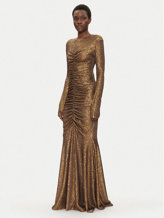 NORMA KAMALI NORMA KAMALI Rochie de seară ST4243SQE38151 Auriu Slim Fit