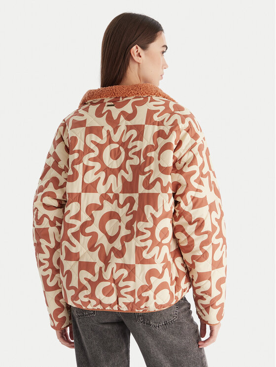 Billabong Billabong Báránybőr kabát EBJJK00169 Barna Regular Fit
